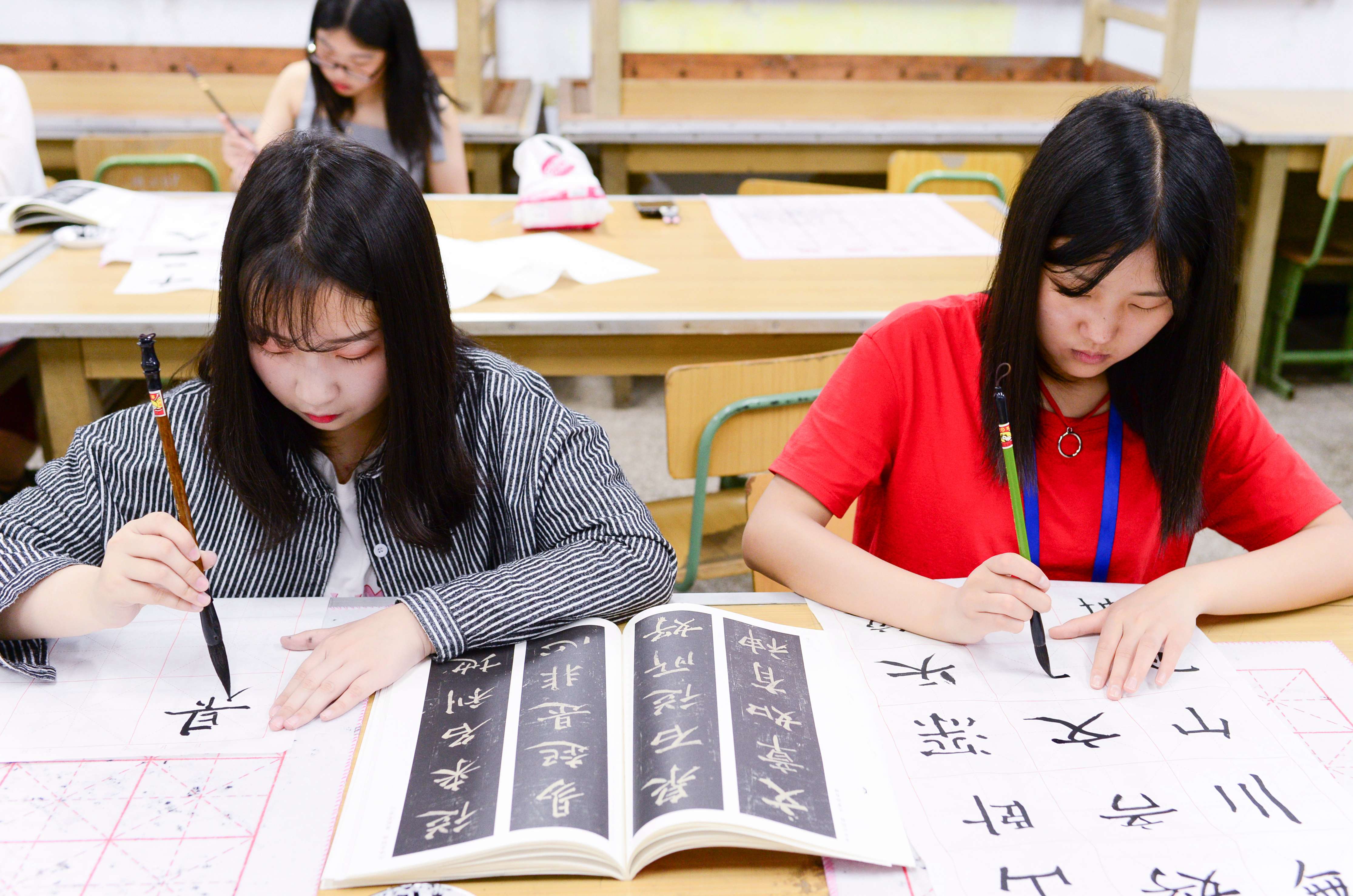 魅力選修課第六期之練書法的孩子們
