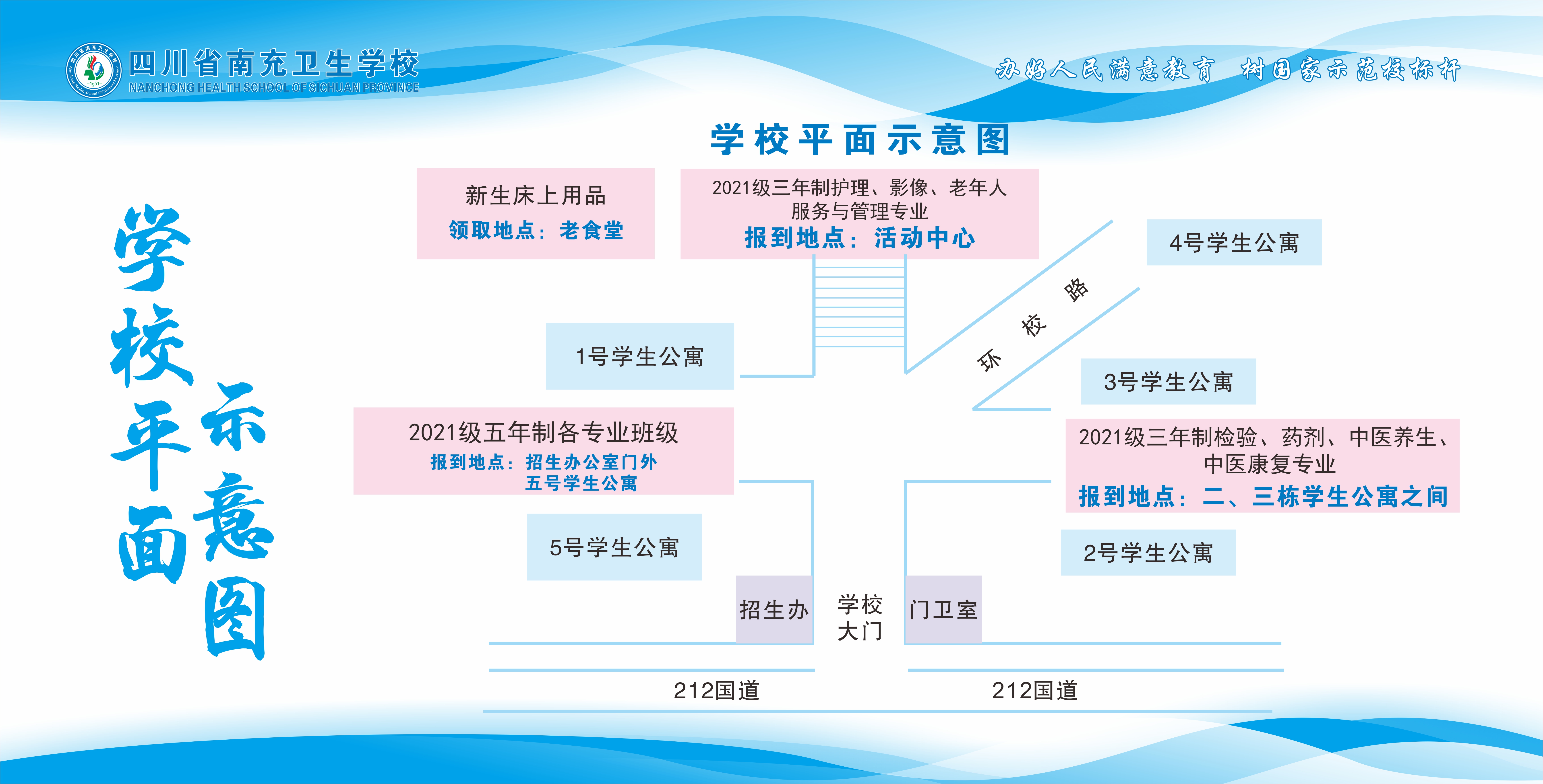 四川省南充衛(wèi)生學(xué)校2021級新生報到須知